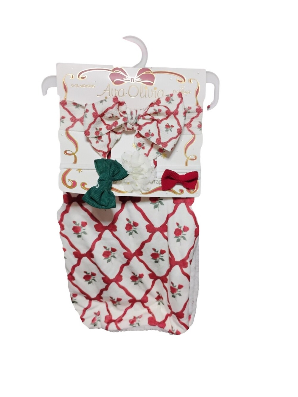 ❤️Ava & Olivio Blanket And Headband Set